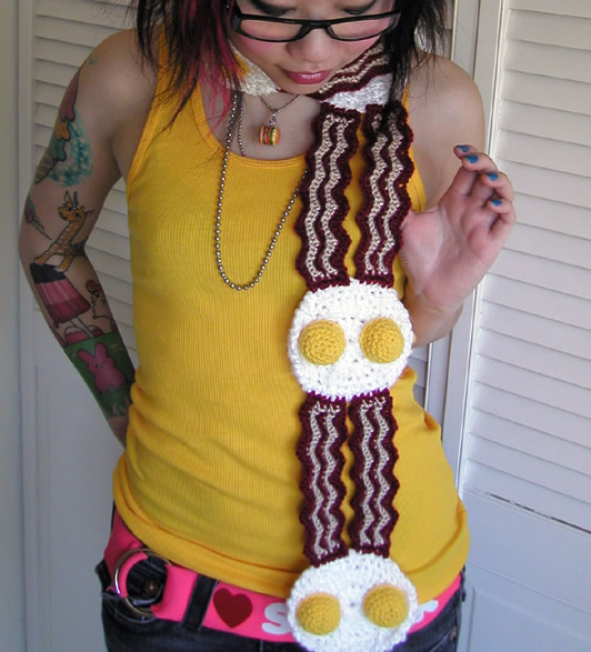 crochet bacon