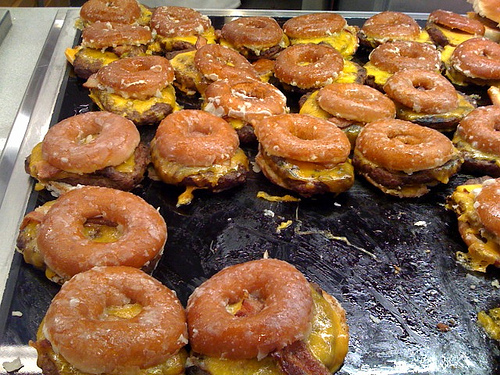 Krispy Kreme Bacon Cheeseburger
