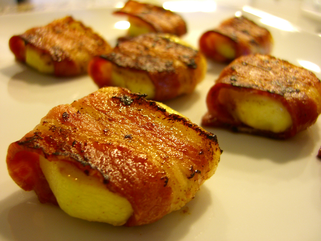 Bacon-Wrapped Squash