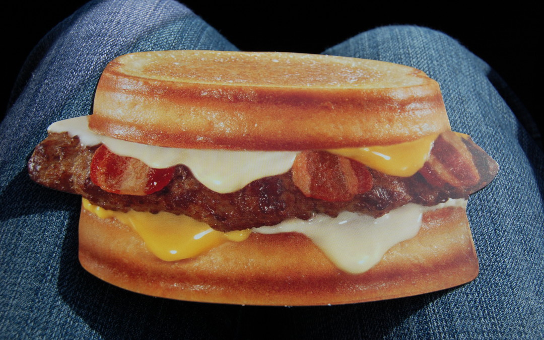 Carl’s Junior’s Grilled Cheese Bacon Burger