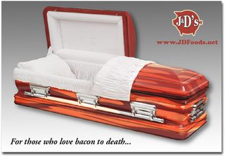 bacon coffin