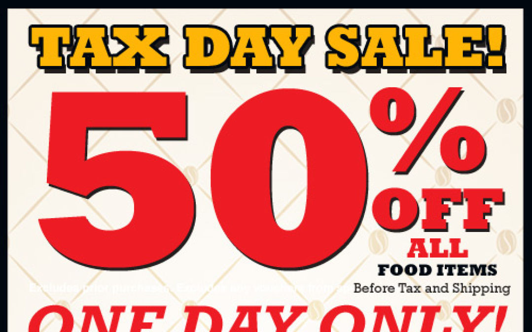 Celebrate Tax Day with Bacon Goodness