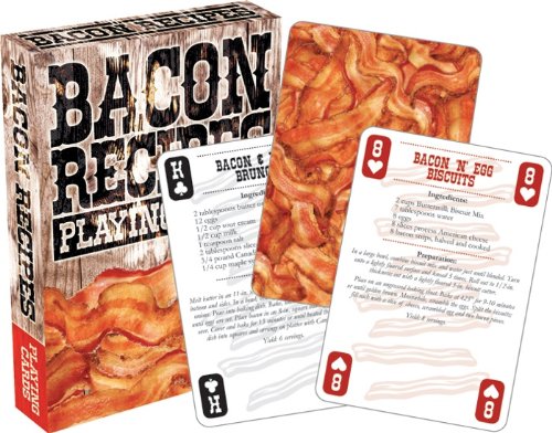 Recipes Cardsâ€ Cancel playing reply â€œBacon Playing recipe  bacon Novelty review to â€“ cards