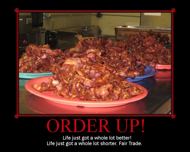 Did somebody order bacon?