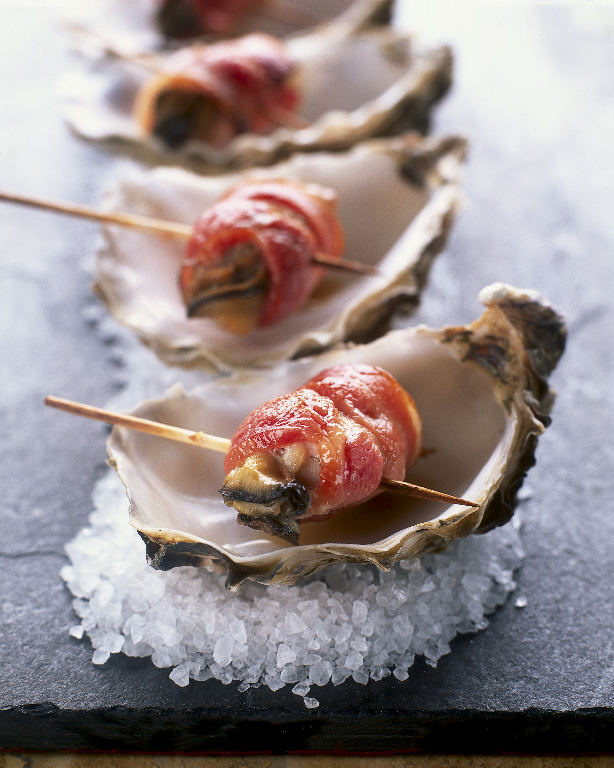 Bacon Wrapped Oysters