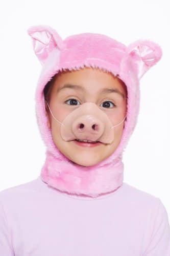 Forum-Novelties-Child-Size-Animal-Costume-Pink-Piglet-Hood-and-Nose-Mask-0