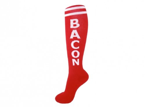 Gumball-Poodle-Bacon-Unisex-Knee-High-Red-Socks-One-Size-0