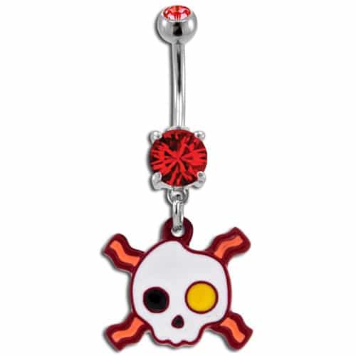 Bacon-And-Eggs-Skull-Belly-RingSold-individually-0