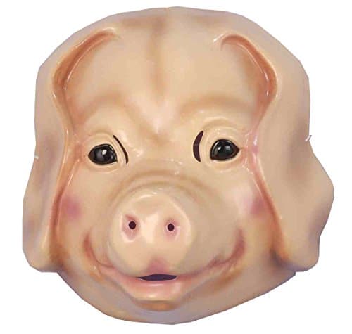 Forum-Novelties-Childs-Plastic-Animal-Mask-Pig-0